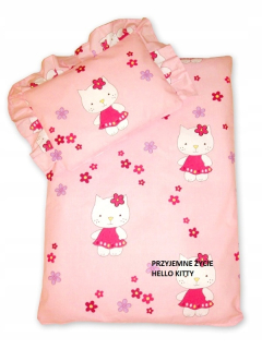 HELLO KITTY 4-prvok posteľná bielizeň pre 70x50 Trolley: Ahoj Kitty