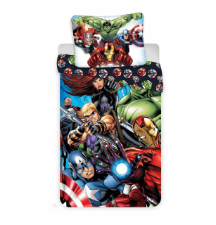 HULK - Posteľná bielizeň Avengers Hulk Marvel Amerika 140x200