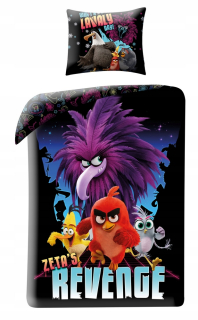 HARRY POTTER - Bavlnené posteľná bielizeň 140 x 200 cm Angry Birds Film