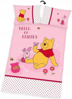 Medvedík Pú - Bavlna Linen Winnie The POOH 100x135 135x100