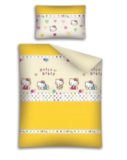 HELLO KITTY Posteľná bielizeň 100x135 Dobrý deň, Kitty Kity Kiti