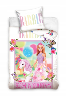 Barbie -  Posteľná bielizeň 100x135 Barbi Barbie N2 bábika