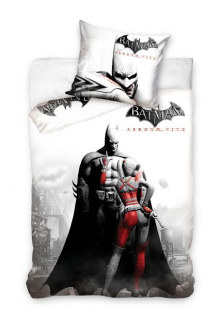 Superman - Posteľná bielizeň Superman Batman Arkham 160x200