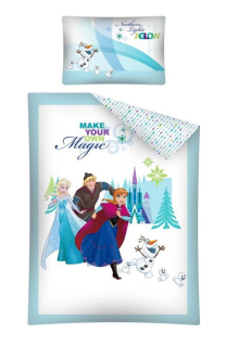 Elsa Frozen - Detská posteľná bielizeň 100x135 100% bavlna ELZA mrazená