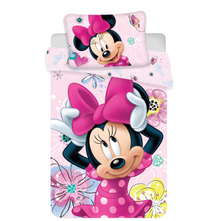 Minnie Mouse - Detská posteľná bielizeň 100x135 Disney Mouse Minnie N16