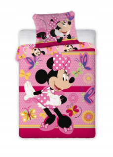 Minnie Mouse - Detská posteľná bielizeň 100x135 Disney Mouse Minnie N23