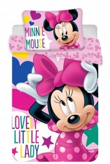 Minnie Mouse - Detská posteľná bielizeň 100x135 Disney Mouse Minnie N8