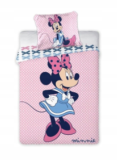 Minnie Mouse - Detská posteľná bielizeň 100x135 pre Kots Minnie