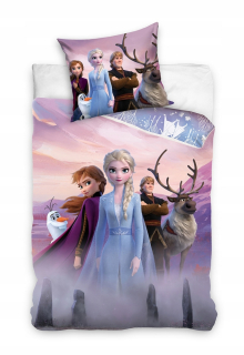 Elsa Frozen - Detská posteľná bielizeň 140x200 pre deti mrazené