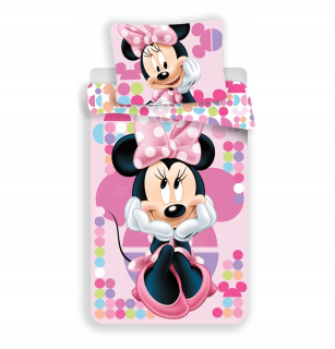Minnie Mouse - Detská posteľná bielizeň 140x200 Disney Mouse Minnie 54