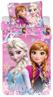 Elsa Frozen - Detská posteľná bielizeň 140x200 Land of Ice Frozen 26