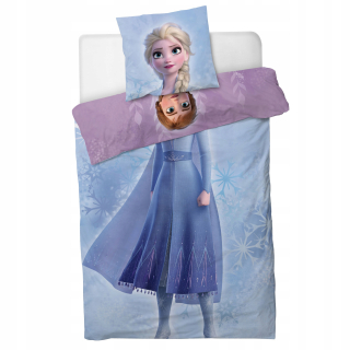 Elsa Frozen - Detská posteľná bielizeň 160x200 Land of Ice FRODEN ELZA