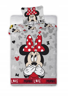 Minnie Mouse - Detská posteľná bielizeň 160x200 Disney Mouse Minnie 09