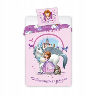 Princezna sofia - Detská posteľná bielizeň 160x200 Princess Zosia 007