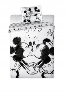 Minnie Mouse - Detská posteľná bielizeň 160x200 Mickey Minnie