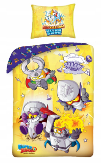 SUPER ZINGS - Detská posteľná bielizeň 160x200 Zingssyssy Super Zings 05