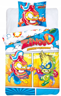 SUPER ZINGS - Detská posteľná bielizeň 160x200 Zingssy Super Zings