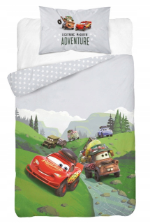 McQueen - Detská posteľná bielizeň pre COT 100x135 Autá Autá