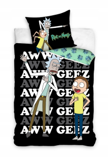 Rick and Morty - Detské posteľné prádlo Rick a Morty 160 x 200