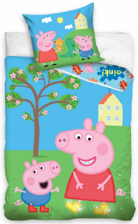 Detská posteľná bielizeň Prasiatko Peppa