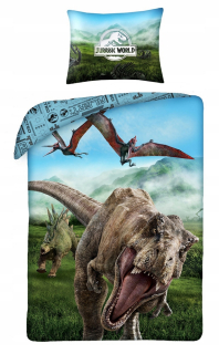 Jurský svet - Linen Jurassic World Park Dinosaurus T-REX 140X200