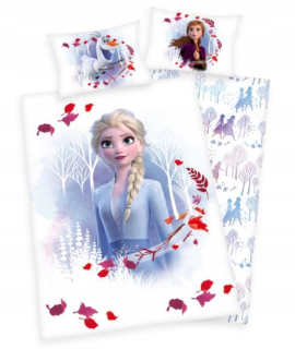 Elsa Frozen - Linová krajina ľadu do postele Anna Elza 100x135
