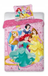 Posteľná bielizeň Disney Princess 160x200 princezná