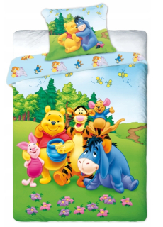 Medvedík Pú - Posteľná bielizeň KUBUS POOH 160X200