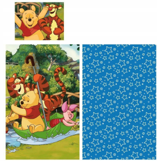 Medvedík Pú - Posteľná bielizeň Winnie POOH CAST ORIGINAL 90X140