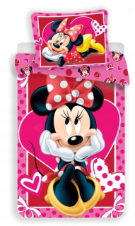 Minnie Mouse - Licencia Linen 140x200 Minning myš myš