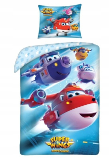 SUPER WINGS - Licencia bielizeň 140x200 Super Wings