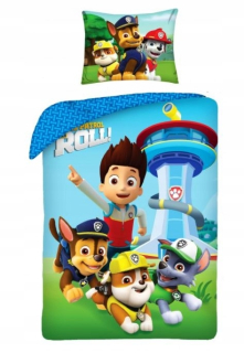 PAW Patrol - Licenčná bielizeň 160 × 200 psie hliadka