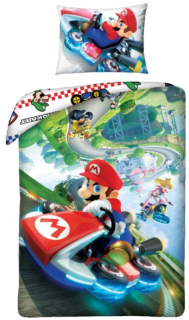Super Mario - Linen Mario Bros Nintendo 140x200 Mariokart