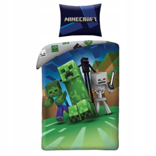 MINECRAFT  - BEDDING MINECRAFT 140X200 ZOMKIE SWORD CREEPER 10