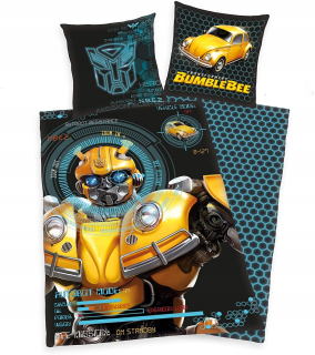 TRANSFORMERS - Mládežnícka bielizeň 140x200 transformátory bavlna