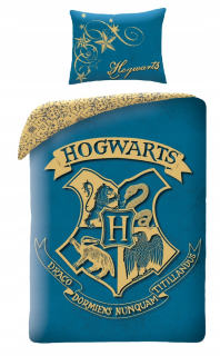 HARRY POTTER - Mládežnícke posteľná bielizeň 140x200 Hogwart Harry Potter