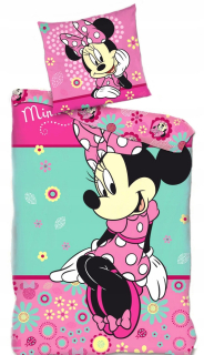 Minnie Mouse - Linen Mickey Mouse Minnie 140x200 Deti