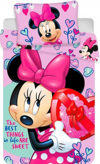 Minnie Mouse - Linová myš Minnie Mini Miki bavlna 140x200