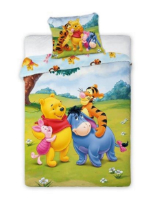 Medvedík Pú - Detská posteľná bielizeň 100x135 Winnie The Poh