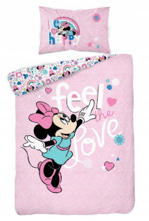 Minnie Mouse - Detská posteľná bielizeň 100x135 Mouse Minnie Miki