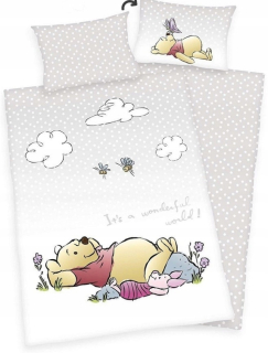 Medvedík Pú - Baby Baby Posteľná bielizeň 100x135 Teddy Bear Poh