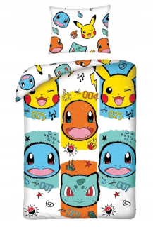 Pokémoni - Posteľná bielizeň Pokemon Pikaczu Pikachu 140x200