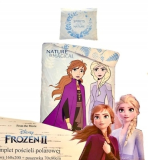 Elsa Frozen - Fleece Linen Land of Ice 2 Frozen II Anna Elsa