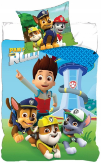 PAW Patrol - Posteľná bielizeň PSI PATROL 160X200 Detská bavlna 100%