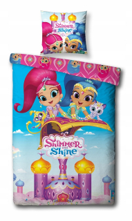Shimmer a Shine - Posteľná bielizeň Shimmer Shine Bábika Magic Carpet 140x200
