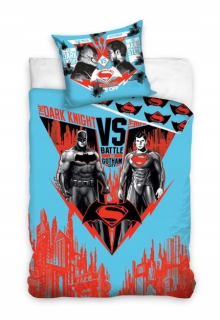 Superman - Posteľná bielizeň Super Heroes 160x200 batman Superman