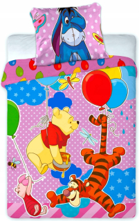 Medvedík Pú - Posteľná bielizeň 100x135 winnie the pooh mis