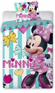 Minnie Mouse - Posteľná bielizeň Mouse Mickey Mickey 100x135