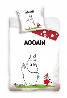 Pepa Pig - Detská posteľná bielizeň 140x200 Moomins Włóczykij Beka