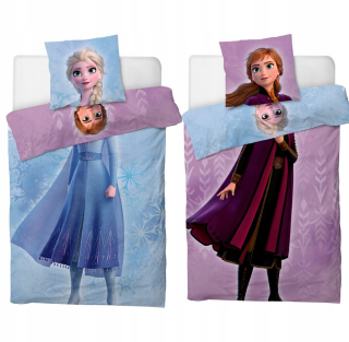 Elsa Frozen - Detská posteľná bielizeň 160x200 mrazená krajina Ice Elsa